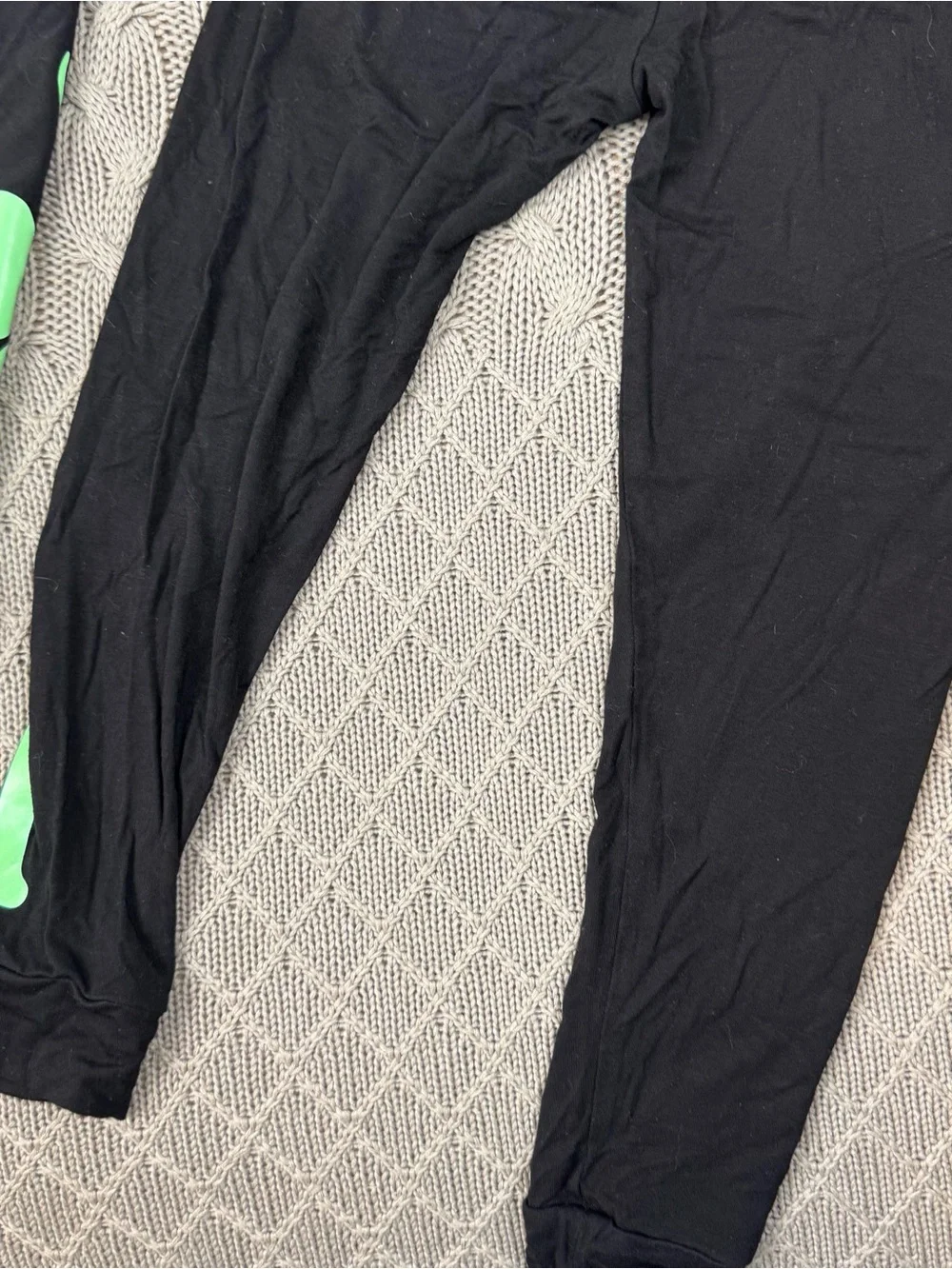 George Hats Kids Black Glow-In-The-Dark Skeleton Halloween Pajamas - 6T